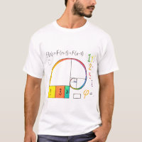 Fibonacci Sequence & Golden Ratio Math T-Shirt