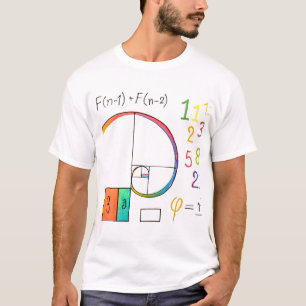 Fibonacci Sequence & Golden Ratio Math T-Shirt