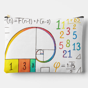 Fibonacci Sequence & Golden Ratio Math Zip Pouch