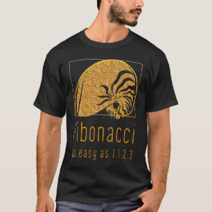 Fibonacci Sequence & Golden Ratio Nature Nautilus T-Shirt