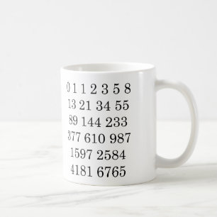 Fibonacci Sequence Mug Custom Gift for Math lover