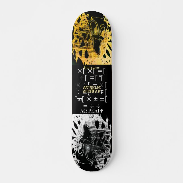 Fibonacci Sequence Skateboard (Front)