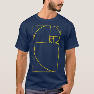 Fibonacci Spiral Golden Ratio Spiral T-Shirt
