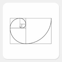 Fibonacci Spiral Golden Section Geometry