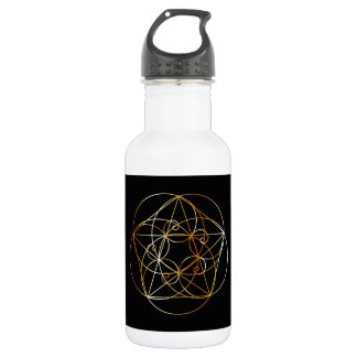 Fibonacci Spiral- The sacred geometry 532 Ml Water Bottle
