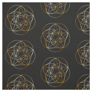 Fibonacci Spiral- The sacred geometry Fabric