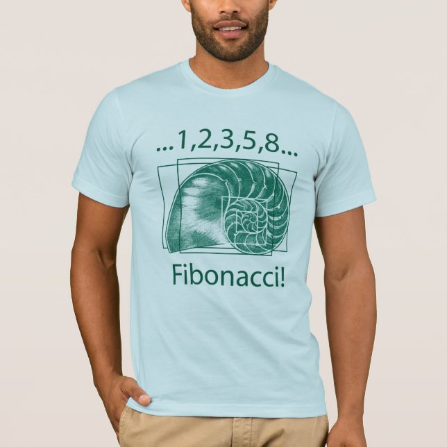 Fibonacci T Shirt (Front)