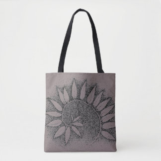 Fibonacci vine tote bag