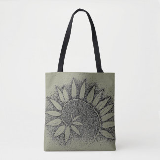 Fibonacci vine tote bag