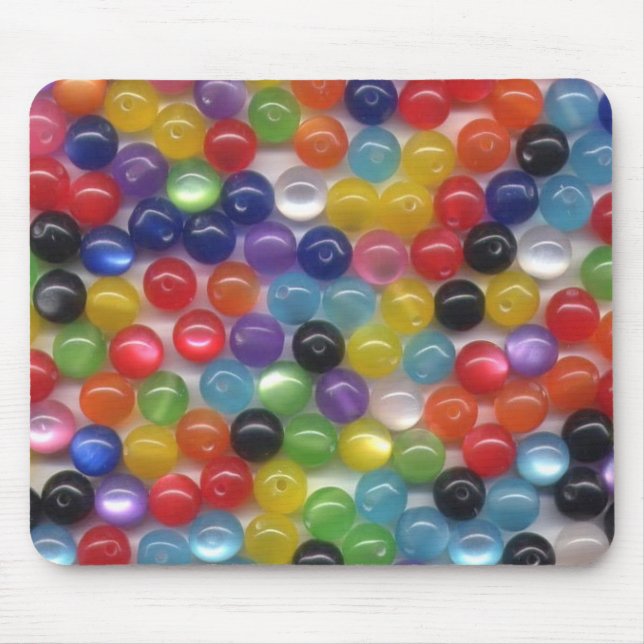 Fibre Optic Beads Mouse Pad (Front)