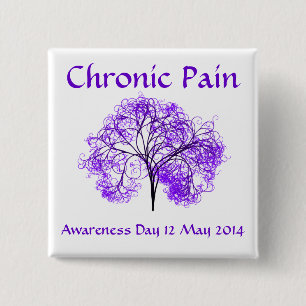 Fibro Awareness Day 2014 15 Cm Square Badge