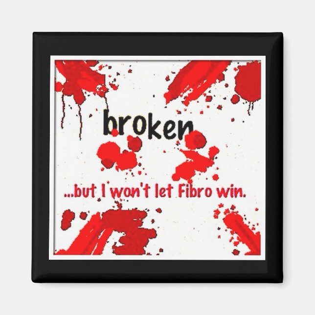 Fibro broken logo= magnet (Front)