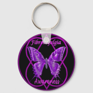 Fibro butterfly key chain