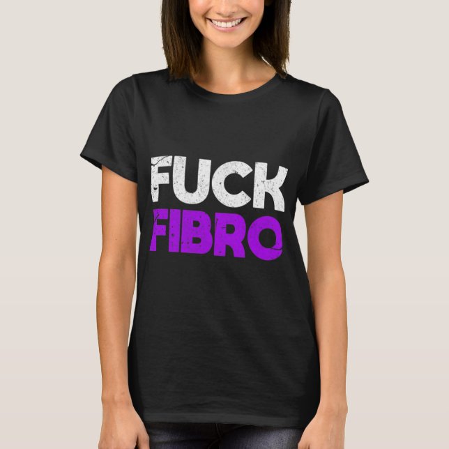 Fibro Fibromyalgia Fibromyositis Chronic Pain Grun T-Shirt (Front)