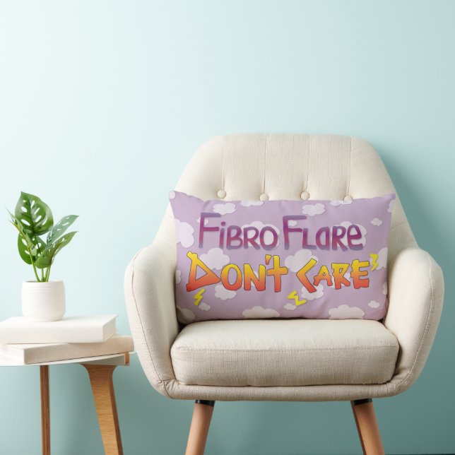 Fibro Flare Don't Care Lumbar Cushion (Chair)