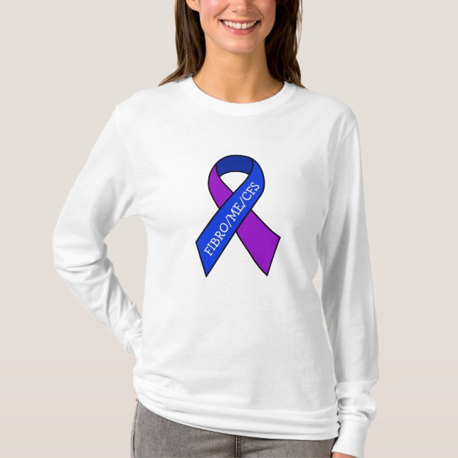 Fibro ME/CFS Chronic Fatigue Syndrome T-Shirt (Front)