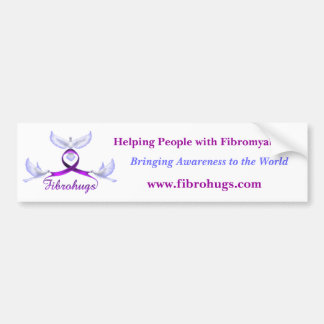 Fibromyalgia awareness bumper sticker
