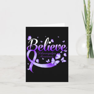 Fibromyalgia Awareness Butterfly Card