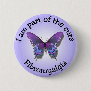Fibromyalgia Awareness button