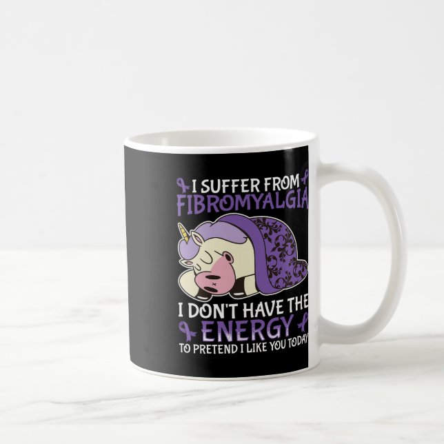 Fibromyalgia Awareness  Coffee Mug (Right)