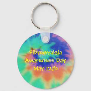 Fibromyalgia, Awareness Day, May 12th-Keychain Key Ring