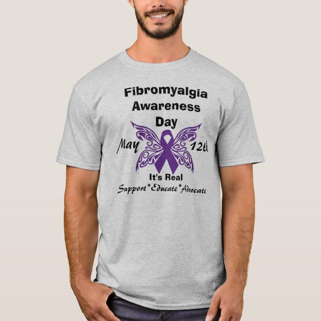Fibromyalgia Awareness Day Shirt - With Definition (Front)