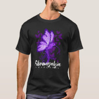 Fibromyalgia Awareness Hummingbird Holding Purple 
