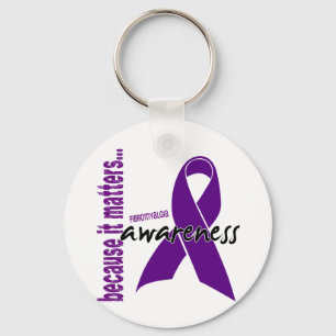Fibromyalgia Awareness Key Ring