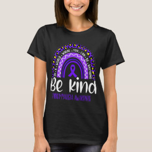 Fibromyalgia Awareness Leopard Rainbow Choose Kind T-Shirt