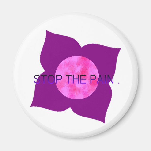 FIBROMYALGIA AWARENESS MAGNET (Front)