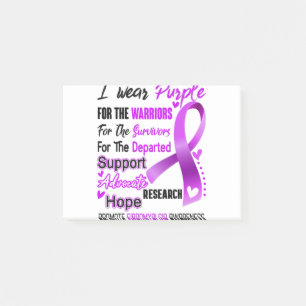 Fibromyalgia Awareness Month Ribbon Gifts Post-it Notes