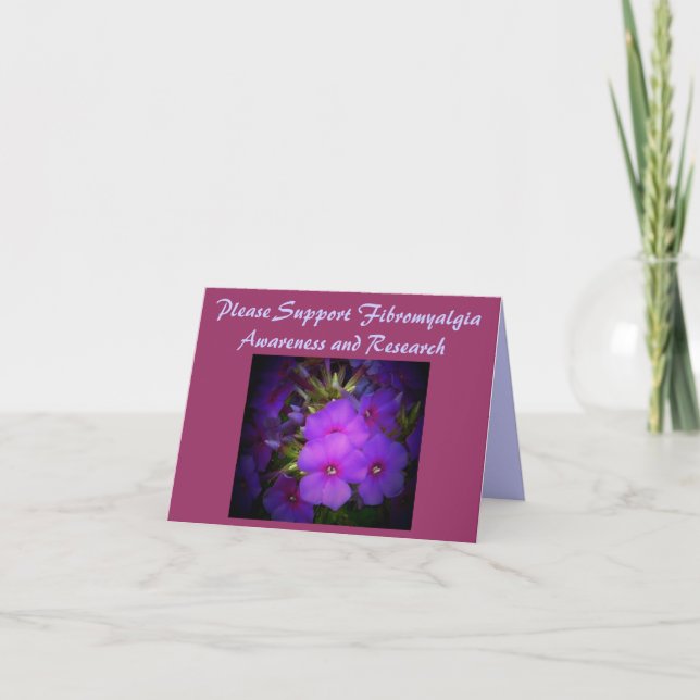 Fibromyalgia Awareness Note Card (Front)