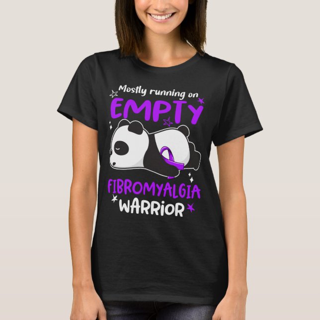 Fibromyalgia Awareness Ribbon Support Gifts T-Shirt (Front)