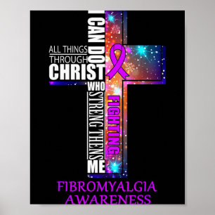 Fibromyalgia Awareness Shirt - Christmas Gift Shir Poster