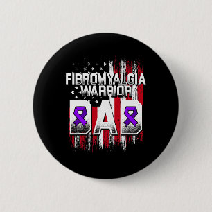 Fibromyalgia Awareness Survivor Mum Warrior 3 6 Cm Round Badge