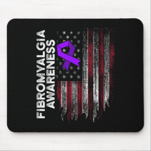 Fibromyalgia Awareness Survivor Proud Warrior 11 Mouse Pad