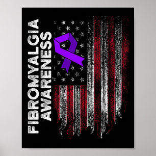 Fibromyalgia Awareness Survivor Proud Warrior 11 Poster
