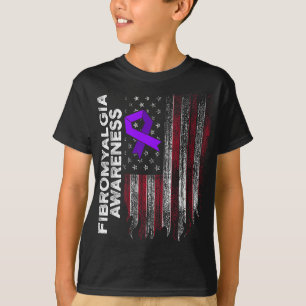 Fibromyalgia Awareness Survivor Proud Warrior 11  T-Shirt