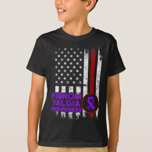 Fibromyalgia Awareness Survivor Proud Warrior 13  T-Shirt