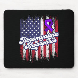 Fibromyalgia Awareness Survivor Proud Warrior 7 Mouse Pad