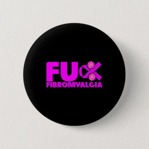 Fibromyalgia Family Fibromyalgia Awareness 6 Cm Round Badge