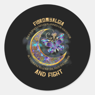Fibromyalgia - Fibromyalgia Awareness 20 Classic Round Sticker