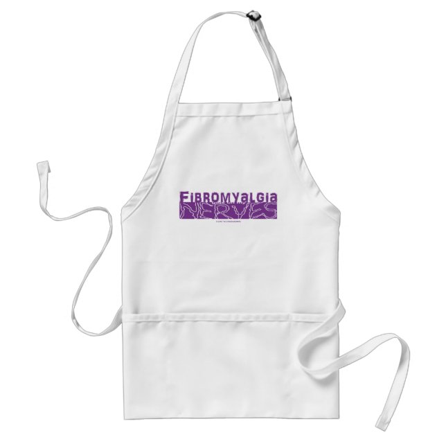 Fibromyalgia Gets on my Nerves Apron (Front)
