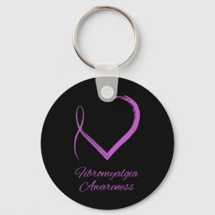 Fibromyalgia Heart Fibromyalgia Awareness Key Ring