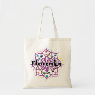 Fibromyalgia Lotus Tote Bag