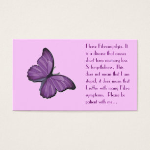 Fibromyalgia Personal card