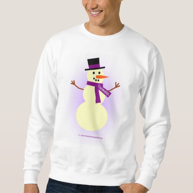 Fibromyalgia snowman shirt (Front)