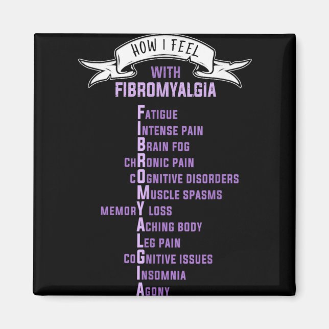 Fibromyalgia Sonie Amp Fibro Awareness This Is  Magnet (Front)