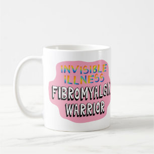 Fibromyalgia Warrior Awareness disability fighter Coffee Mug