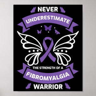 Fibromyalgia Warrior Awareness  Poster